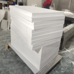 OEM ODM 1800C Polycrystalline Mullite Fiber Board Ceramic Fiber Board for Furnace Insulation