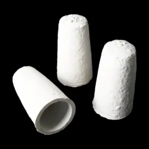 OEM ODM Custom Vacuum Formed Ceramic Fiber Cones High Temperature Refractory Fiber Insulation Components