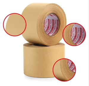 Oem Custom Your Logo Eco-Friendly Writable Kraft Paper Gummed Tape