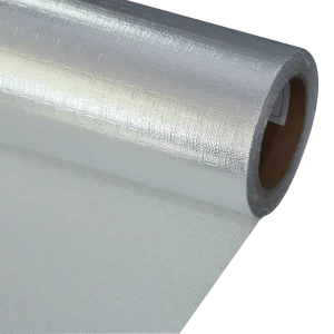 Oil Pipe Thermal Insulation Reflective Membrane Silicate Ceramic Fiberglass Cloth