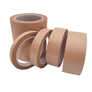 Orange Ceramicizing Flame Retardant Silicone Rubber Composite Adhesive Tape Fiber Backing Tear Resistant for Aerospace