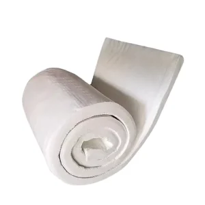 Oven Ceramic Fibre Wool 1260C Fireproof Thermal Aluminum Silicate Insulation 96kg m3 Ceramic Fiber Blanket