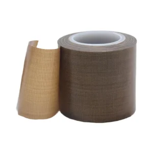 PTFE Fiberglass Tape and Silicone Adhesive High Temperature Resistant Polyester Seal Tape for Sealing Machine