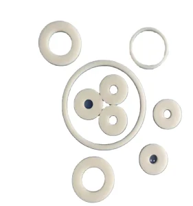 PTFE Gasket White Plastic Sealing Ring PTFE Special Shaped Customized Gasket Customized PTFE Seal Ring