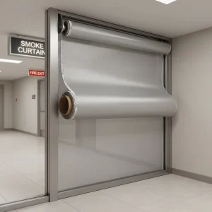 PU Coated Fiberglass Fabric Cloth -70C to +1200C Fireproof Waterproof with Cutting Service for Fire Smoke Curtains System
