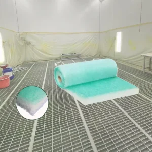 Paint Stop Floor Filter Media Roll Spray Booth Fiberglass Filter Efficient High Efficiency