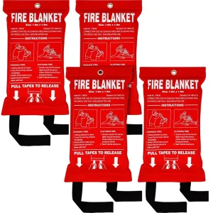 Permanently Flame Retardant Long lasting Fireproof Emergency Fire Blanket Lithium Battery Material