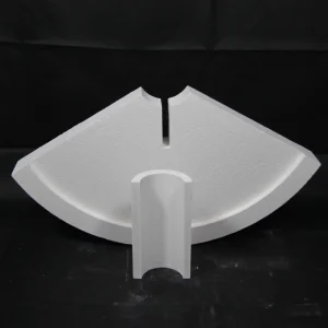 Precision Machined Ceramic Fiber Vacuum Formed Components High Temperature Refractory Insulation Parts OEM Supplier