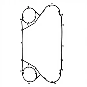 Premium Plate Heat Exchanger Rubber Gasket Radiator Replacement Sealing Gasket for Industrial Application