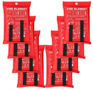 Professional Grade Fire Blanket Fiberglass Material Fireproof Safety Tool