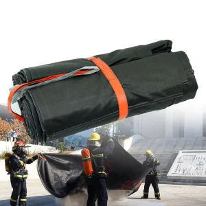 Professional Grade Fire Blanket for Electric Vehicles High Temperature Resistant Emergency Deployment Case
