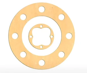 Professional Seals Cutting Custom NBR EPDM FKM Silicone PTFE Gasket 1-10mm Thickness Custom-Shaped