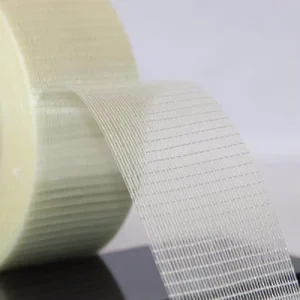 Professional Single Sided Filament Tape Heavy Duty Reinforced Fiber Adhesive Tape for Industrial Packaging and Carton Sealing