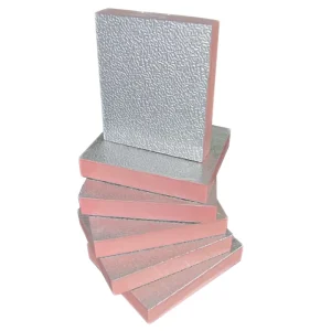 Pu Ducting Board Phenolic Board 18mm Ceiling Foam Insulated Air Duct Panel With Aluminum Foil