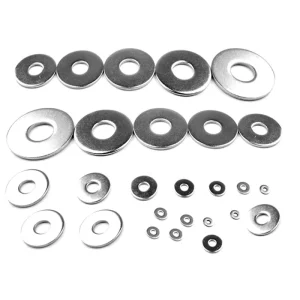 Quality Manufacturing Factory Stamping Production Stainless Steel Industrial Flat Washer Gasket Bonded Wedge Style Zinc Finish