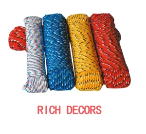 ROPE 4 6 8 10 16mm Packaging Cotton Twisted Rope PP Braided Nylon Rope Braided Cotton Braided Polyester