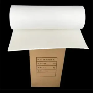Refractory Ceramic Cotton Fiber Paper Sealing Strip Heat Insulation Fiberglass Paper 1260 1350 Ceramic Fiber Paper Gasket