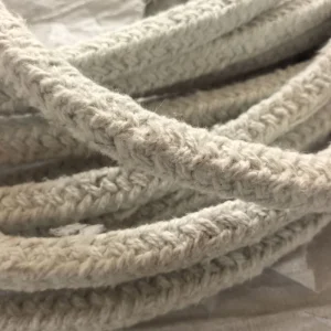 Refractory High Temp Packing Ceramic Fiber Material Ceramic Fiber Square Braided Rope for Power Plant Valves & Pumps