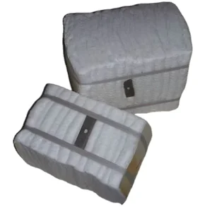 Refractory Insulation 1430 Aluminum Silicate Cotton Blocks for Kiln Refractory Ceramic Fiber Module