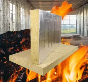Refractory Insulation Rock Wool Board High Density Fireproof