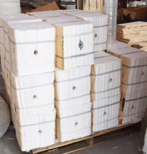 Refractory Materials High Temperature Industrial Applications Aluminum Silicate Ceramic Fiber Module Folding Blocks