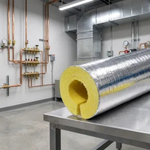 Reinforced Glass Fiber Pipe Fiberglass Pipe and Duct Insulation Tube for Industrial Kiln Use