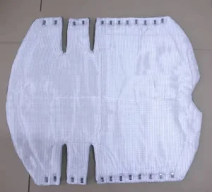 Removable Fiberglass Sleeve Glass Fiber Silicone Jacket for High Temperature Equipment