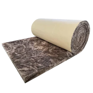 Residential Building Fiberglass Insulation Roll R7 R9 R13 R19 R21 R30 R38 ECO Brown Fiberglass Wool Blanket with Kraft Paper