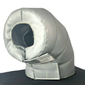 Reusable Detachable Fiberglass Silicone Heating Insulation Sleeve for Valve Wind Pipe Turbo