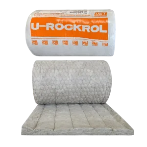 Rock Wool Blanket with Wire Mesh Stone Wool Insulation Roll for Pipe Duct Tank A1 Fireproof 100mm Thickness Custom Size