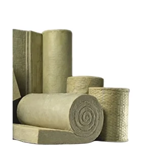 Rock Wool Insulation Blanket 25 100mm Thickness 60 200kg m³ Density Fire Resistant A1 Energy Star Certified