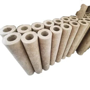 Rock Wool Pipe Insulation Fireproof 30 100mm Fiberglass Duct Insulation Building Materials Made Basalt