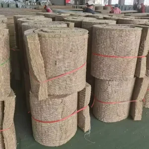 Rock Wool Roll Blanket Special for Pipeline Insulation Roof Insulation Rock Wool Blanket