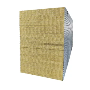 Rock Wool Sandwich Panel Fireproof Cladding Wall Panel Insulation Building Materials Wall Roof Panel Sandwich Rock Wool Sheet