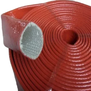 SCG High Quality Silicone Fiberglass Sleeve Custom Bending Cutting for High Voltage High Temperature Pipe Protection