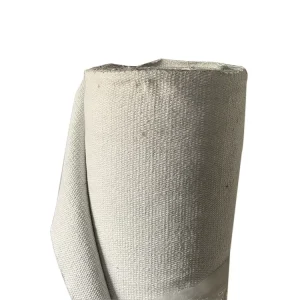 ST Grade Refractory Ceramic Cloth Reinforced SS Wire Plain Woven Al2O3+SiO2 1050C Working Temperature Heat Insulation