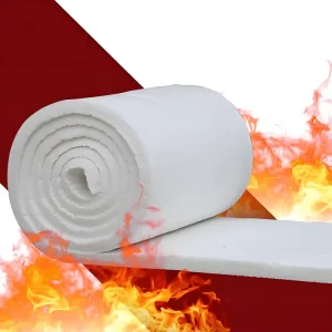STD 1260c Bio soluble Refractory Fiber Blanket 96kg m3 128kg m3 Heat Resistant Insulation Needled Ceramic Fiber Blanket Mat