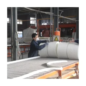 SUNTHERM Polycrystalline Mullite Ceramic Fiber Blanket High Purity Alumina Refractory Insulation Thermal Conductivity 1500C