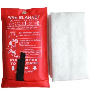 Safety Fireproof Customized Fiberglass Fire Blanket Single/Double Layer 550C High Temp Resistance Heat/Water/Chemical/Oil