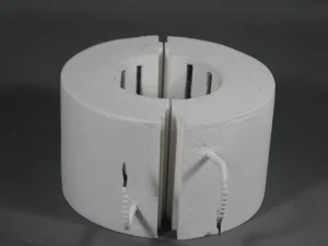 Sepcial Type 1200c 1400c 1500c Cylinder Ceramic Fiber Heating Module Ceramic Fiber Heater Element for Tube Furnace