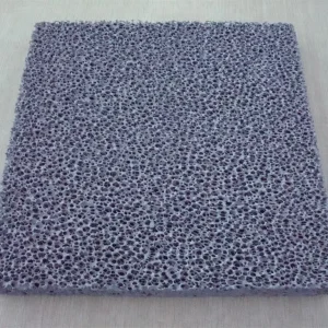 Sicalumina Zirconia Porous Ceramic Foam Filter Plate Industrial Ceramic 10 60PPI Aperture Round Square Shape