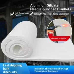 Silicate Fire Fiber Thermal Insulation Fireproof Sheet Blanket High Temperature Resistant 1460C Zirconium Silicate Wool