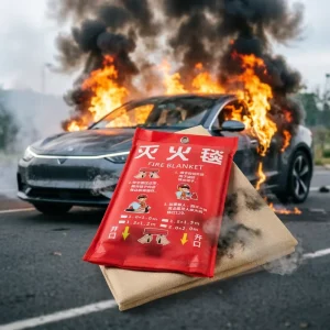 Silicon Active Fire Blanket for Factory Workshop Initial Fire Disposal