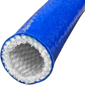 Silicone Coated Fiberglass High Temperature Guard Insulation Materials Braided Stainless Steel Hose Assemblies Protector Sleeve