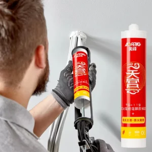 Silicone Plastic Material Fire-Resistant Fireproof Adhesive Silicone Sealant for Building Construction