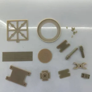 Single Crystal Aluminum Nitride (AlN) Ceramic Processing Part High Thermal Conductivity Industrial Ceramic Custom Cutting