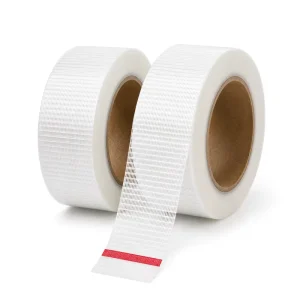 Single Sided Cross Weave Filament Tape PET Film Glass Fiber Reinforced Tape for Binding Holding and Transport Stabilizing