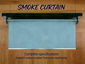 Smoke Barrier Fireproof Cloth Fiber Fireproof Cloth Thermal Curtains Insulated Mobile Smoke blocking Fabric