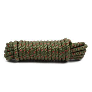 Solid Braid Rope Heavy Duty Hollow Core Braided Cord for Swing Set Rope Horse Lead Rope Gym Battle Rope