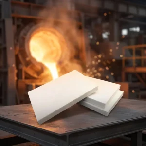 Sound Absorbing Ceramic Fiber Board NRC 0.85 for Equipment Enclosures Acoustic Barriers Function Thermal Acoustic Insulation